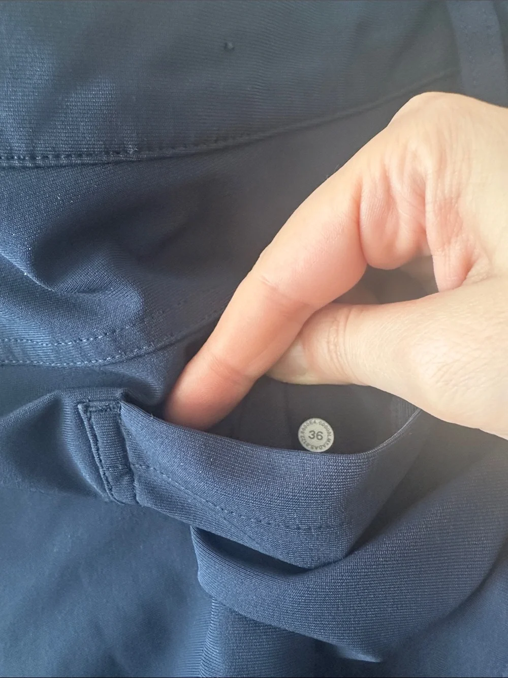 Lululemon ABC Pant Slim 30” Warpstreme Iron Blue 36